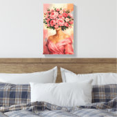 Tableau Déco (Beauté Florale )  キャンバスプリント (インサイチュ (寝室))