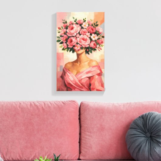 Tableau Déco (Beauté Florale )  キャンバスプリント (インサイチュ (リビング))