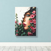 Tableau Déco(Beauté Sous Emprise) キャンバスプリント (インサイチュ (ウッドフロア))
