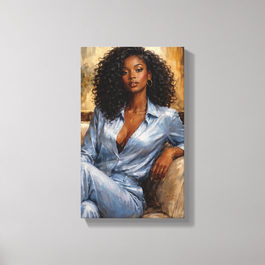 Tableau Déco ( Blue Beauty ) Art Déco キャンバスプリント (正面)