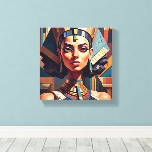 Tableau Déco ( Éclat du Nil ) キャンバスプリント (インサイチュ (ウッドフロア))