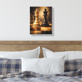 Tableau Déco (Face De Roi) Art Déco キャンバスプリント (インサイチュ (寝室))