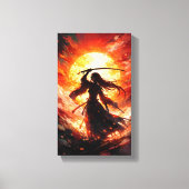 Tableau Déco (Guerrière Flamboyante )  キャンバスプリント (正面)