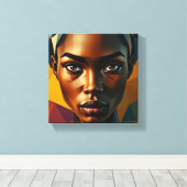 Tableau Déco ( L'Âme du Continent ) キャンバスプリント (インサイチュ (ウッドフロア))