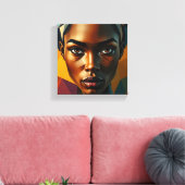 Tableau Déco ( L'Âme du Continent ) キャンバスプリント (インサイチュ (リビング))