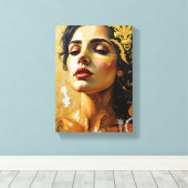 Tableau Déco (L'Or De La Grace Féminine) キャンバスプリント (インサイチュ (ウッドフロア))