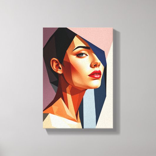 Tableau Déco (Mistrust) Portrait Beauté キャンバスプリント (正面)