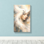 Tableau Déco ( Peace Of The Bird ) Art Moderne キャンバスプリント (インサイチュ (ウッドフロア))