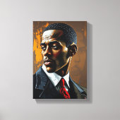 Tableau Déco ( Presence ) Portrait Homme Chic キャンバスプリント (正面)