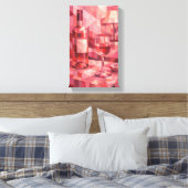 Tableau Déco ( Rose De Vin ) Art Abstraite キャンバスプリント (インサイチュ (寝室))
