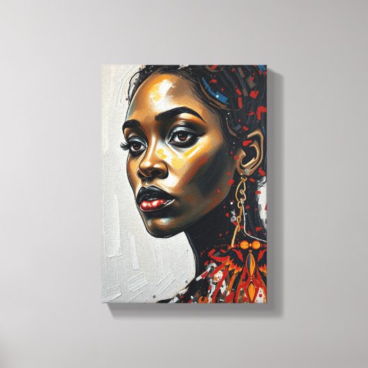 Tableau Déco (Temperature) Portrait Beauté キャンバスプリント (正面)