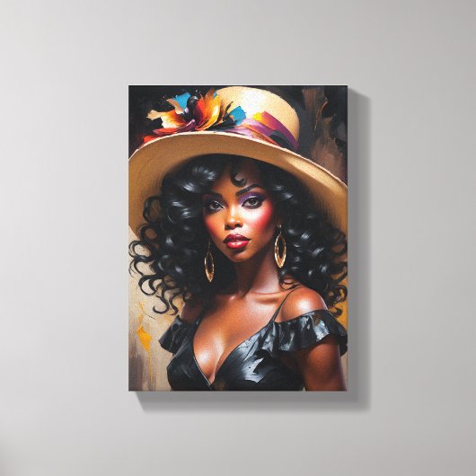 Tableau Déco (The Grace) Portrait D'Une Diva  キャンバスプリント (正面)