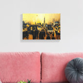 Tableau Déco (Ville Lumière )  キャンバスプリント (インサイチュ (リビング))