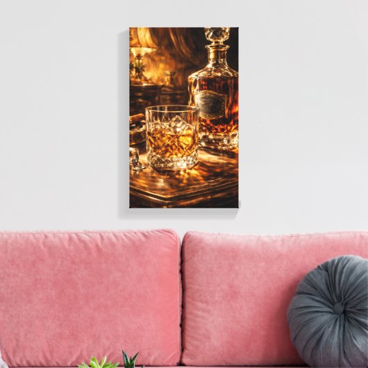 Tableau Déco (Whisky Art )  キャンバスプリント (インサイチュ (リビング))