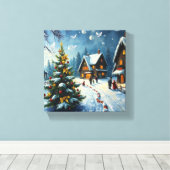 Tableau Décoratif (Esprit De Noël) キャンバスプリント (インサイチュ (ウッドフロア))