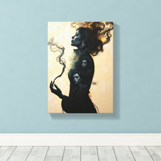 Tableau Décoratif ( Instabilité ) キャンバスプリント (インサイチュ (ウッドフロア))