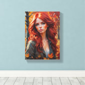 Tableau Décoratif  (La Beauté De L'Automne) キャンバスプリント (インサイチュ (ウッドフロア))