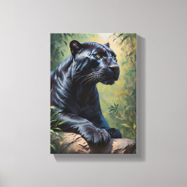 Tableau Décoratif  Profil d'une Panthère Imposante キャンバスプリント