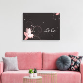 Tableau fée pour chambre de petite fille キャンバスプリント (インサイチュ (リビング))