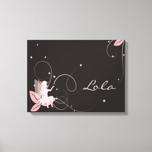 Tableau fée pour chambre de petite fille キャンバスプリント (正面)