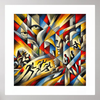 Tableau impression sur feuille 箔ポスター