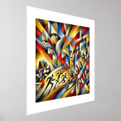 Tableau impression sur feuille 箔ポスター (レイダウン)