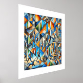 Tableau inspiration cubiste 箔ポスター (レイダウン)