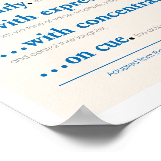 Tableau Lines of Dialog Excellence ポスター (角)