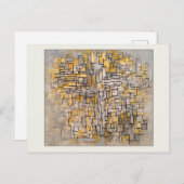 Tableau No. 2コンポジションNo VIIピートモンドリアン ポストカード (正面/裏面)