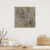 Tableau No. 2/Composition No. VII by Pietモンドリアン ポスター (キッチン)