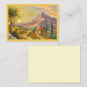 Tableau peinture d'art sur carte de voeux. ノートカード (正面/裏面)