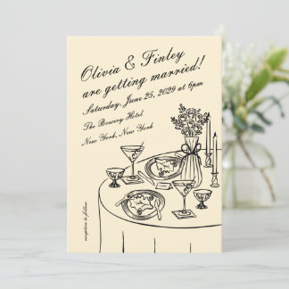 Tableau Wedding Invitation 招待状