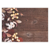 Tableclothコットンブランチオンダークウッドステムカントリー テーブルクロス (正面(横))