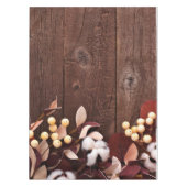 Tableclothコットンブランチオンダークウッドステムカントリー テーブルクロス (正面)