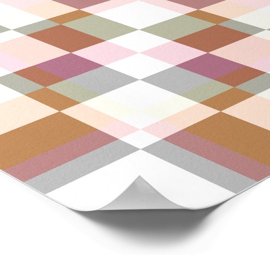 Tablecloth Design For A Clown's Funeral Reception ポスター (角)