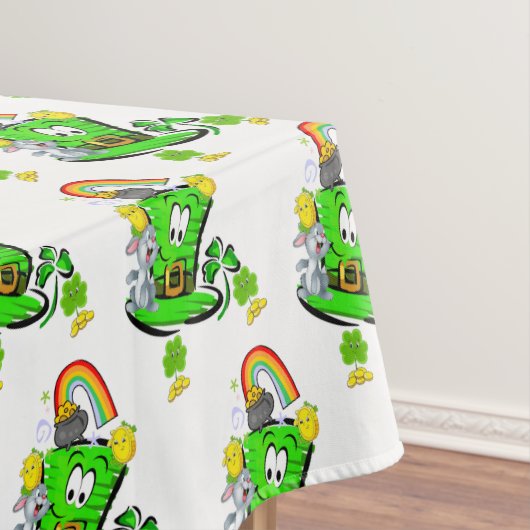 Tablecloth Happy Saint Patrick's Day Rabbit テーブルクロス (インサイチュ)