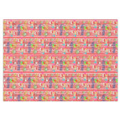 Tablecloth, Merry Christmas Stripe Happy Birthday テーブルクロス (正面(横))