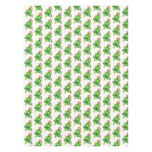 Tablecloth Saint Patrick's Day Rabbit テーブルクロス (正面)