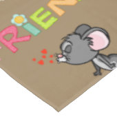 Tablecloth Valentine's Day Friends Mouse テーブルクロス (アングル)