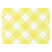 Tablecoth Yellow White Plaid  テーブルクロス (正面(横))
