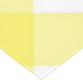 Tablecoth Yellow White Plaid  テーブルクロス (アングル)