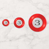 Tablefetti – ビリヤードと3ボール コンフェッティ (裏面)