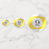 Tablefetti – ビリヤードと9ボール コンフェッティ (裏面)