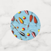 Tablefetti -魚釣りBobsとLures コンフェッティ (スモール正面)