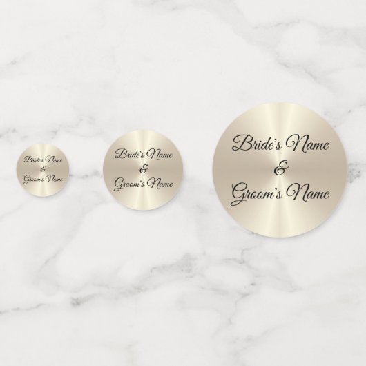 Tablefetti - 50パーソナライズされた周年結婚を迎える コンフェッティ (裏面)