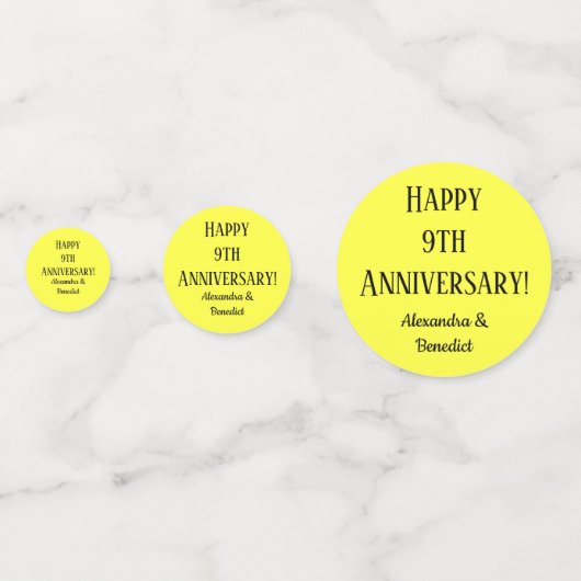 Tablefetti - 9ボール コンフェッティ (裏面)