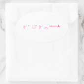 tableflip.club emojiスタンプ 楕円形シール (バッグ)