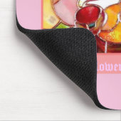 Tablel Flower Arrangement Sweet Pink マウスパッド (コーナー)