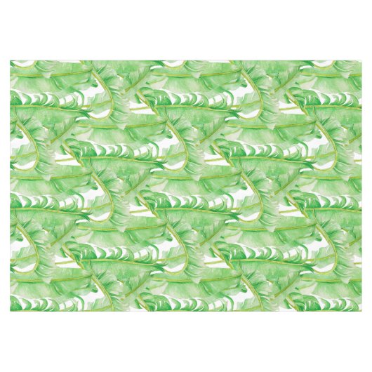 Tablelothの葉バナの テーブルクロス (正面(横))