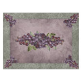 Tableloth 52x70ブドウとフローラ背景 テーブルクロス (正面(横))